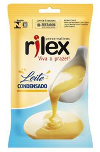 Preservativo Sabor Leite Condensado C/03un - Rilex