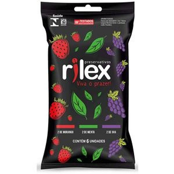 PRESERVATIVO MIX DE FRUTAS C/06UN - RILEX