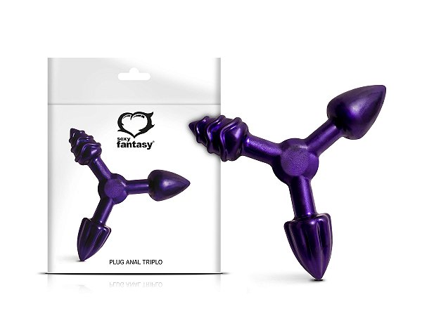 PLUG ANAL TRIPLO SEXY FANTASY - EL011