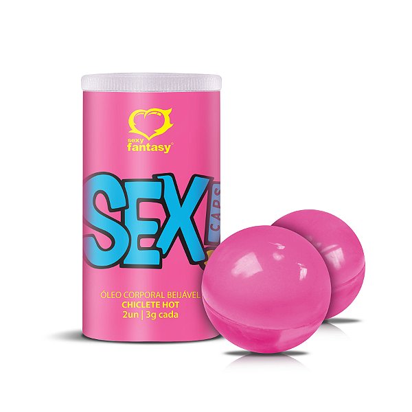 Sexcaps Beijaveis Hot Chiclete 2un Sexy Fantasy - 8020