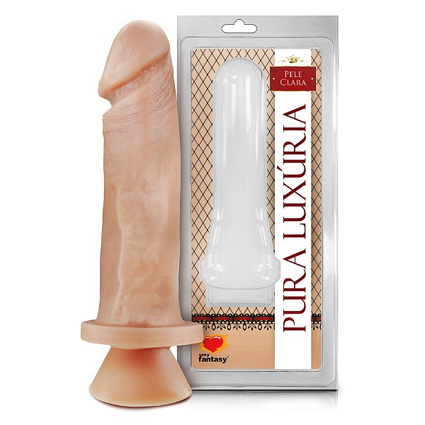 Penis Macio C/ventosa 17,5 x 4,4cm Sexy Fantasy - PV004