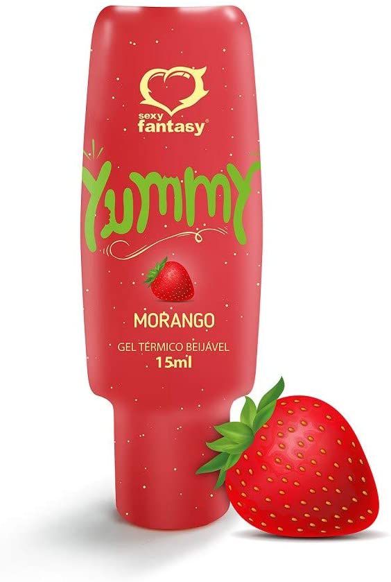 GEL TERMICO YUMMY MORANGO 15ML SEXY FANTASY - 41290