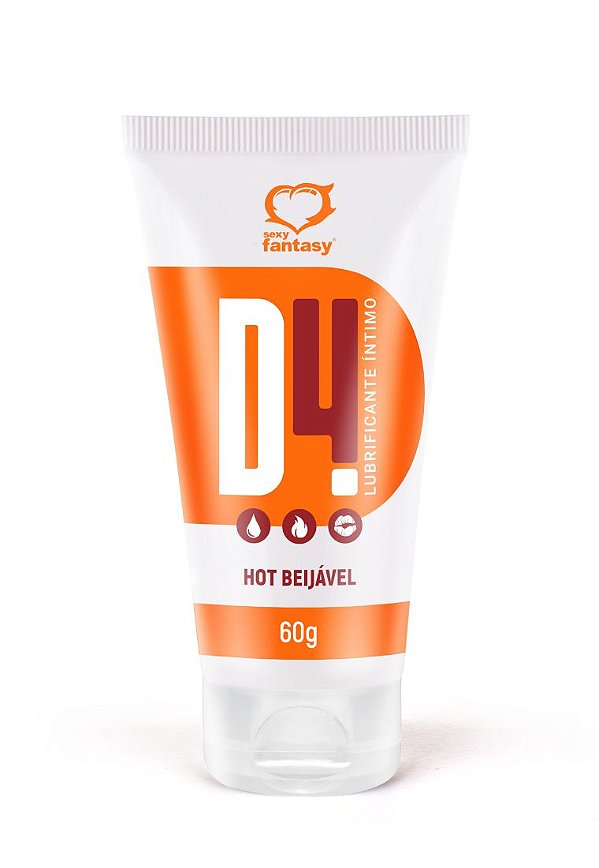 D4 Lubrificante Hot 60g Sexy Fantasy - 4001