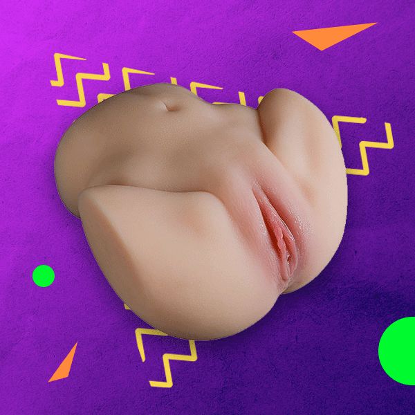 Masturbador Masculino Em Cyberskin Formato Vagina E ÂNus  - 6974