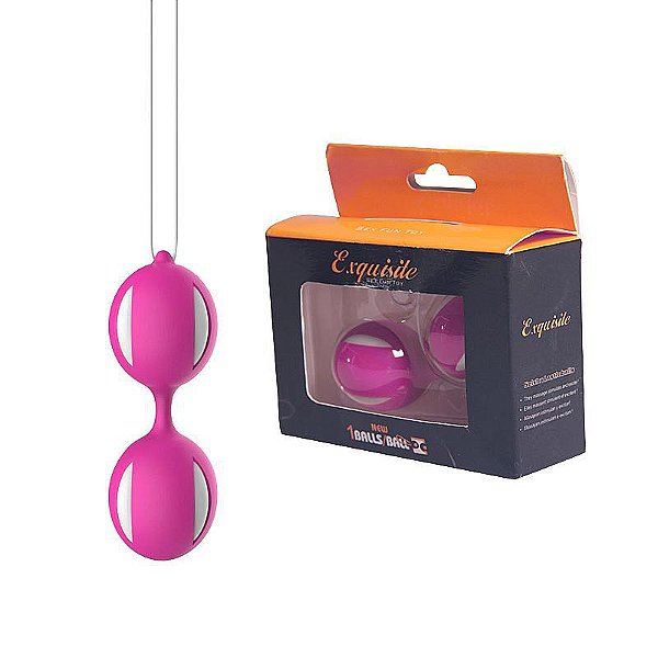 BOLAS BEN-WA EM SILICONE ROSA - 5165