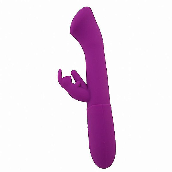 Vibrador De Ponto G e Clitóris Dada Recarregável Roxo - 7156