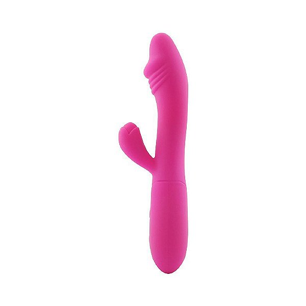VIBRADOR DE PONTO G E CLITÓRIS ILA RECARREGÁVEL PINK - 7154