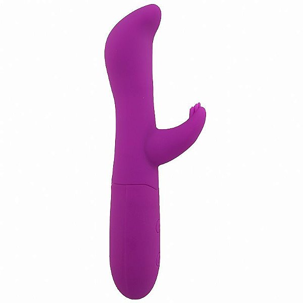 Vibrador De Ponto G e Clitóris Laila Recarregável Roxo - 7158