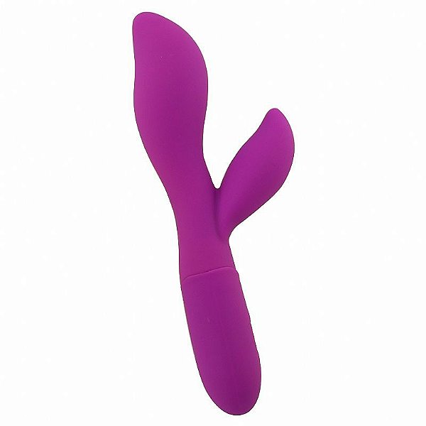 Vibrador De Ponto G e Clitóris Lelis Recarregável Roxo - 7155