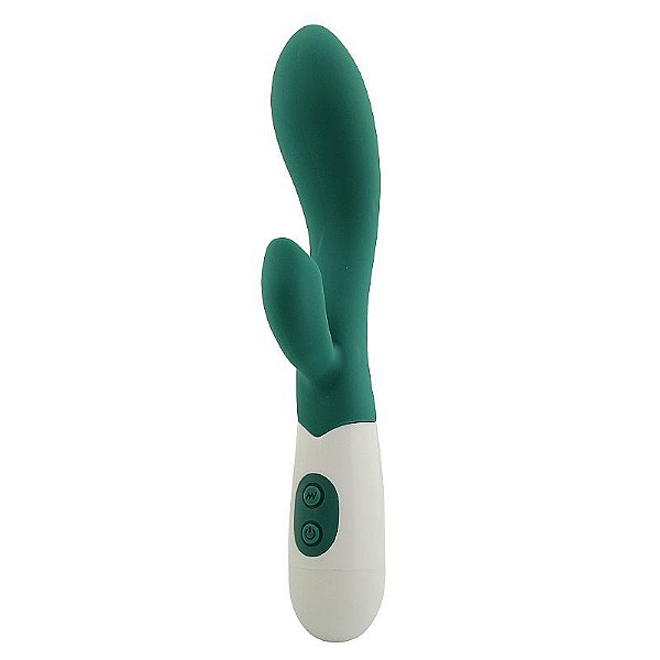 Vibrador De Ponto G e Clitóris Verde 2 - 7274