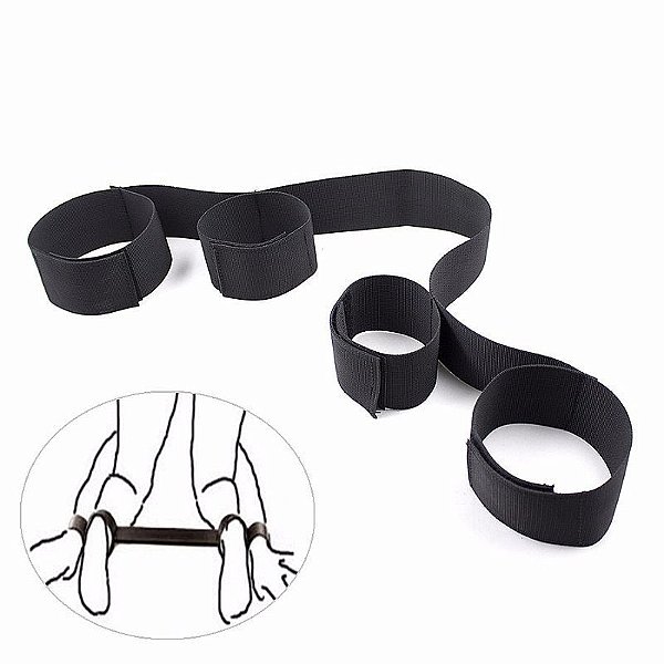 Bondage Kit Separador de Pernas e Punhos - 5878