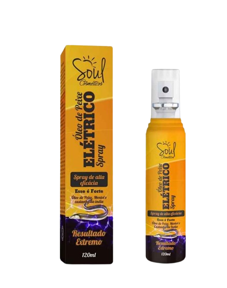 Oleo de Peixe Eletrico Spray 120 Ml Soul Cosméticos