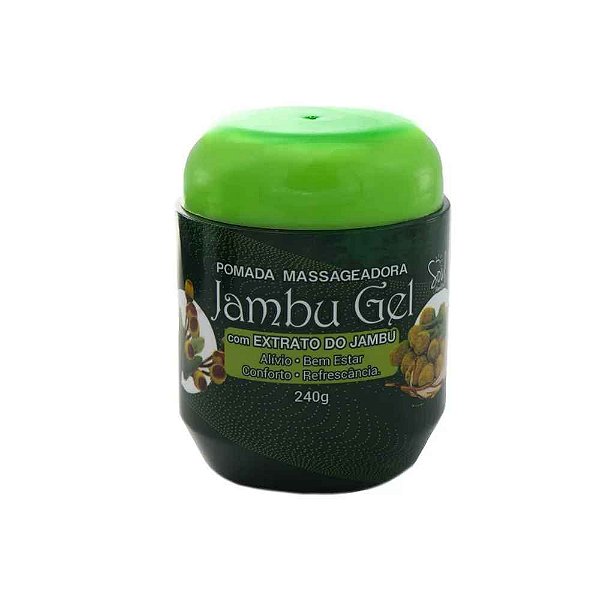 POMADA MASSAGEADORA JAMBUGEL 240 G SOUL COSMÉTICOS