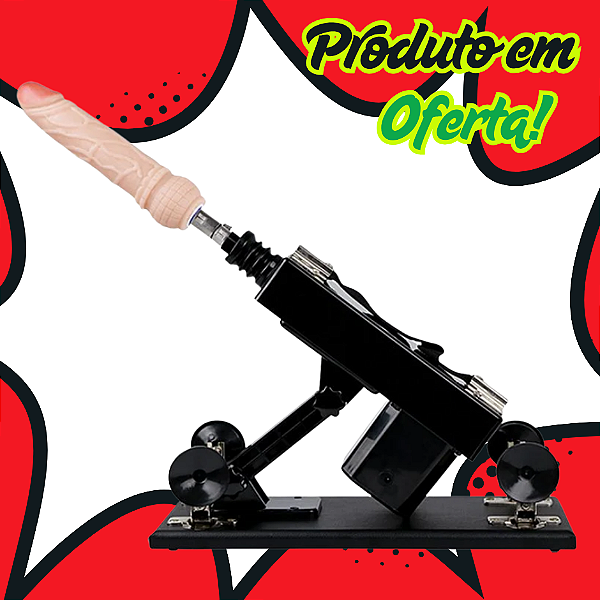 Maquina do Sexo Powerful Driving C/ 4 Dildos  - 6527