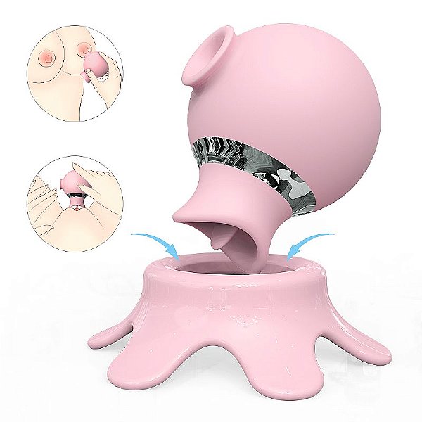 Vibrador de clitóris com pulsação Peashooter S-hande - 6896