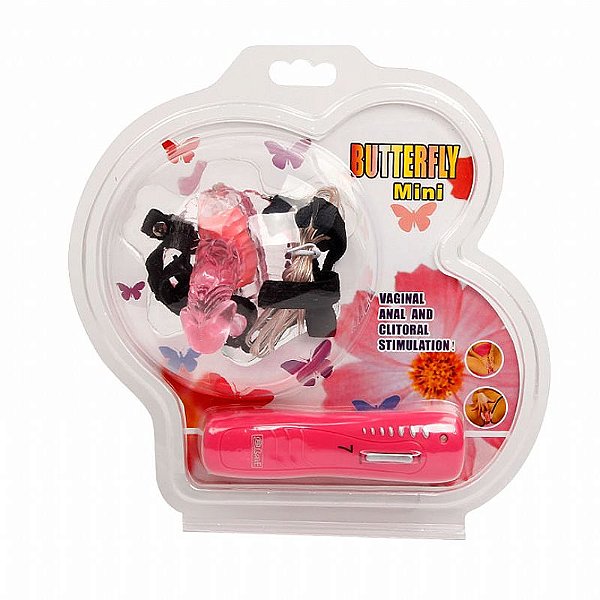 Cinta Formato de Borboleta Butterfly Mini Baile 7 Modos de Vibração - 6302