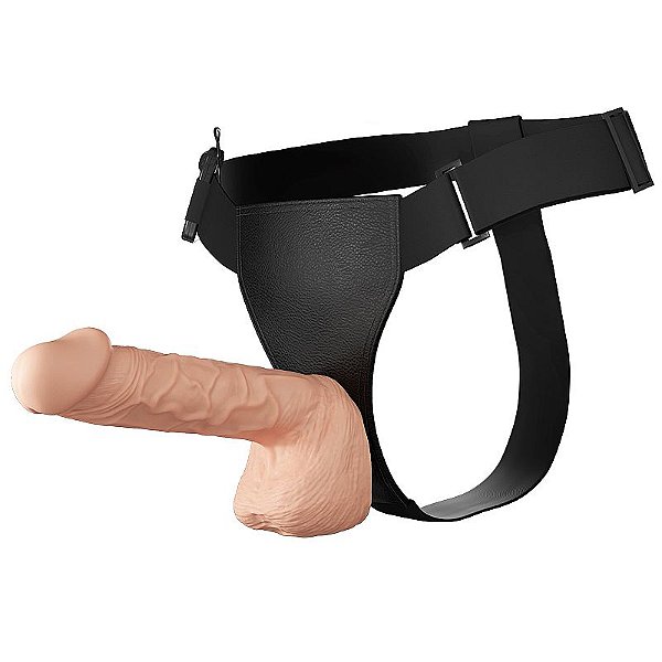 Cinta Peniana com Vibração 20,6 cm Ultra Baile - 7610