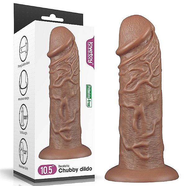 Pênis Realistico Grosso Chubby Dildo - 6276