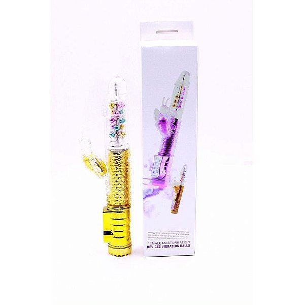 FEMALE VIBRADOR ROTATIVO 360° 36 VIBRAÇÕES - 6045