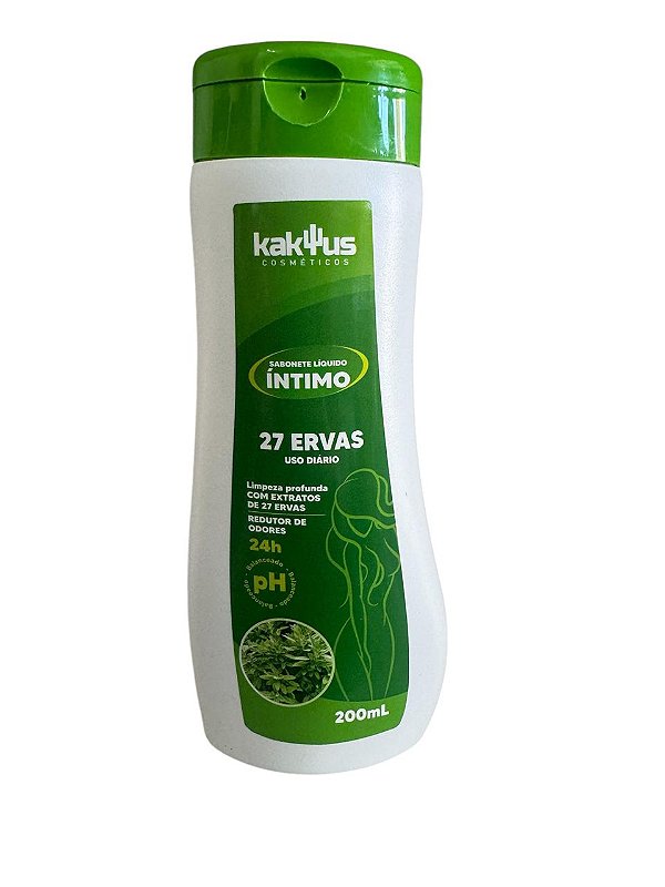 Sabonete Liquido Íntimo 200ml - Kaktus - 27 Ervas