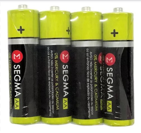 Pilhas AA Power UP 4un Segma - SEG01