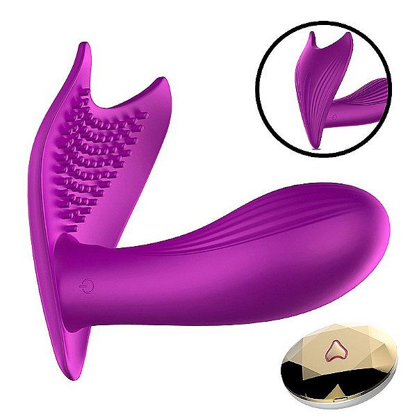 Vibrador com Controle Remoto e Vibração por Voz - 8778