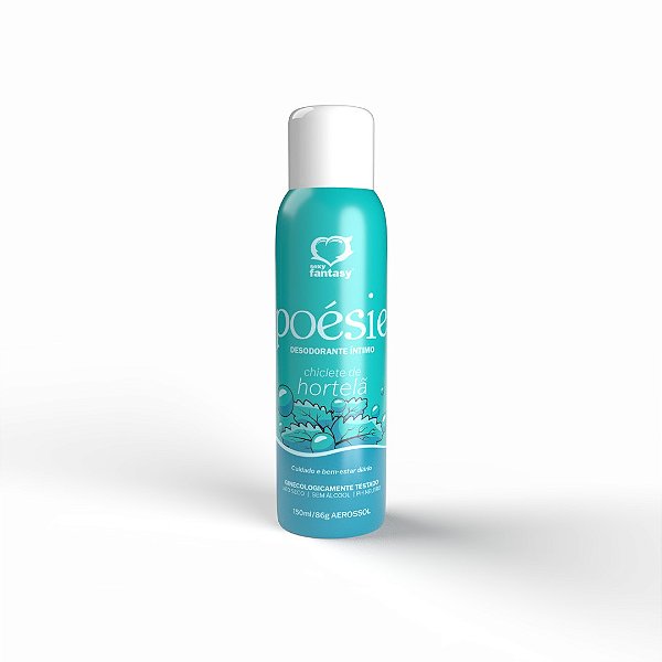Desodorante Íntimo Poésie Chiclete de Hortelã 150Ml Sexy Fantasy - AE005