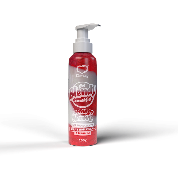 Blendy Gel Aromatizante Morango com Chantilly 200g Sexy Fantasy - 7502