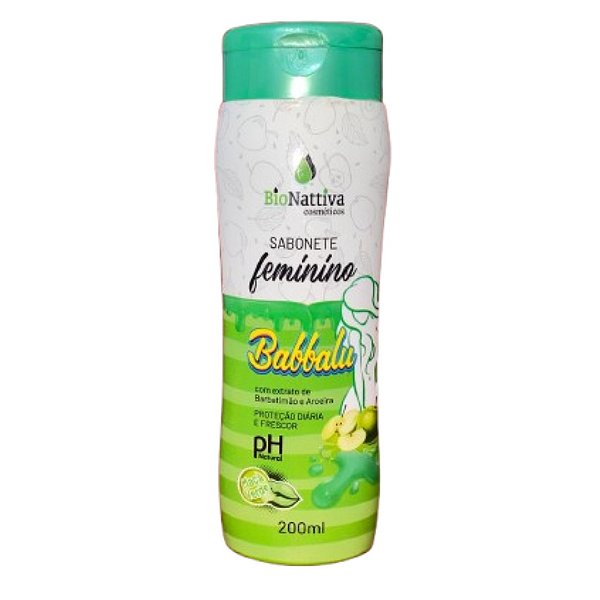Sabonete Feminino Babbalu Maçã Verde 200ml Bio Nattiva - 0000