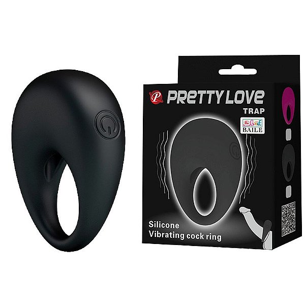 Anel Peniano com Vibração Trap Pretty Love – 1200