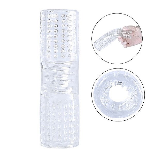 Masturbador Masculino em Silicone - Harper - 16,0x4,5cm - 8467