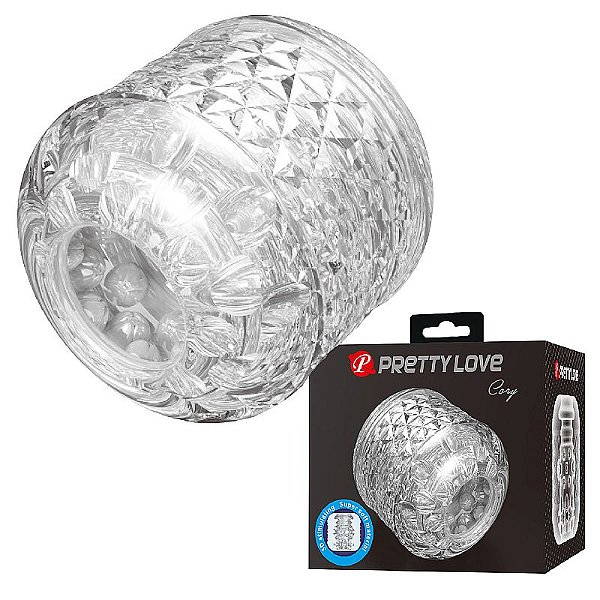 Mini Masturbador Vazado Formato Egg Pretty Love Textura Realista – 9228