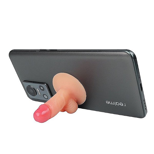 Apoio para Celular em Silicone Formato de Pênis - 9710