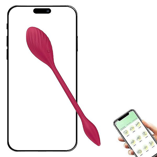 Vibrador Ponto G Duas Pontas Alrora - Controle APP/Remoto 9 Modos - 7887