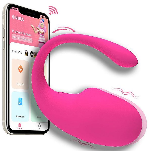 Vibrador casal á Longa distância Alba com App - 8151