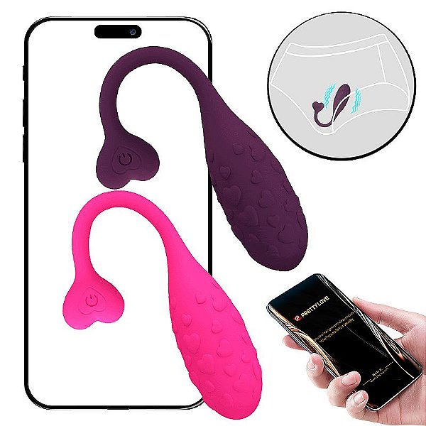 Vibrador Bullet Interativo 12 Modos - Controle APP Longa Distância USB - 8516