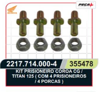 PARAFUSO COROA TITAN 99/2000 KIT J