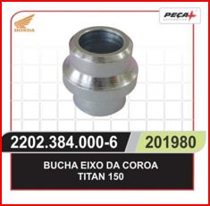 BUCHA INTERNA DA COROA TITAN 150/160 /FAN150/ 160 09/21 &