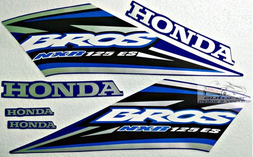 KIT DE FAIXAS NXR 125 AZUL 2005 ES k