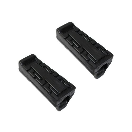 BORRACHA PEDAL DE APOIO(ESTRIBO) YBR 125/ FACTOR 125 2008/2016 J