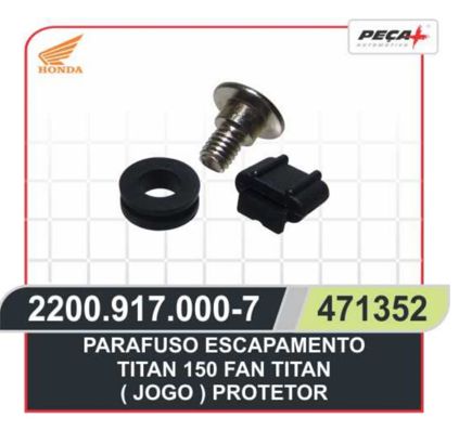 PARAFUSO PROTETOR ESCAPE BIZ 125/FAN 125/TITAN 125 &