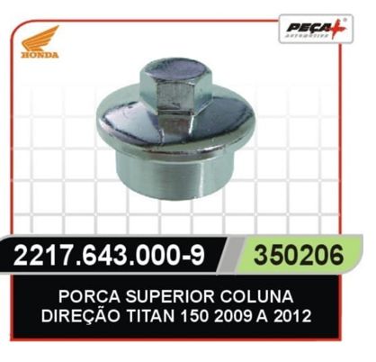 PORCA COLUNA DIREÇAO SUP TITAN 150 2009/12 34630