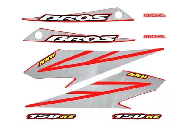 KIT DE FAIXAS NXR 150 VERM 2008 Ks k