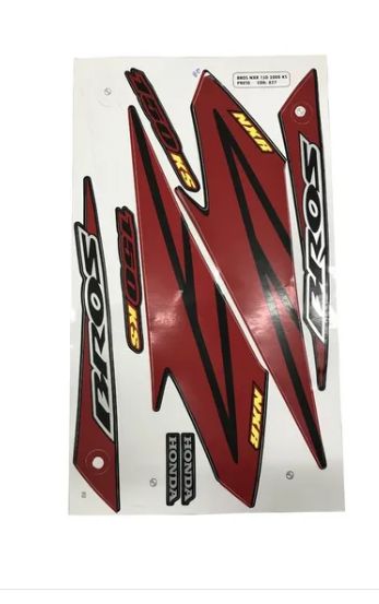 KIT DE FAIXAS NXR 150 PRETA 2008 KS k