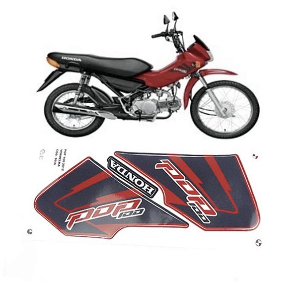 KIT DE FAIXAS POP 100 VERM 2012 k