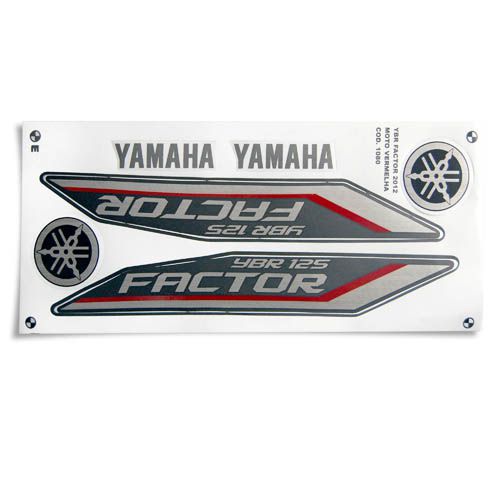KIT DE FAIXAS FACTOR 125 VERM 2012 J