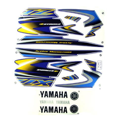 KIT DE FAIXAS XTZ 125 AZUL 2005 K E k