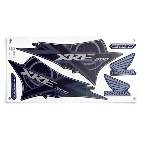 KIT DE FAIXAS XRE 300 AZUL 2012 k