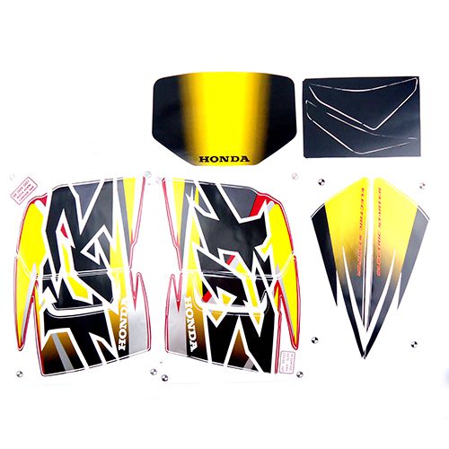 KIT DE FAIXAS XR 200 VERM 2001 k