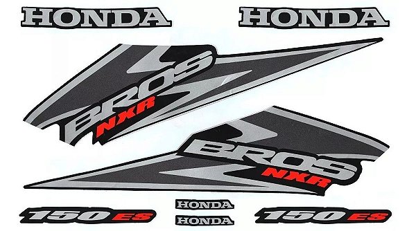 KIT DE FAIXAS NXR 150 PRETA 2006 ES k